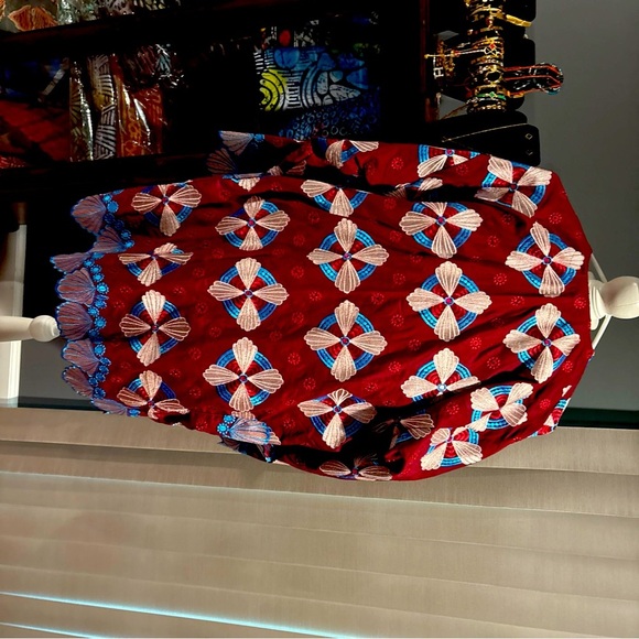 VTG African Nigeria Dashiki Kaftan Top Shirt and Pant Men - Picture 4 of 10